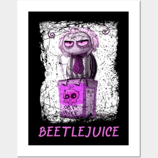 Funny Art Gothic Beetle Juice Quotes Posters and Art